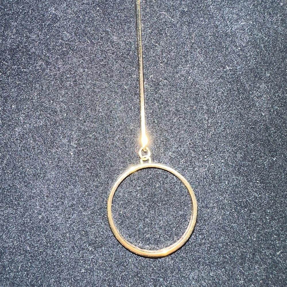 Jenny Bird long circle shoulder duster earrings